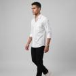 Self Design White Shirt : Ditto