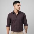 Checks Maroon Shirt : Ditto