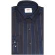 Stripes Navy Blue Shirt : Ditto