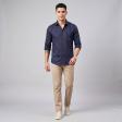 Stripes Navy Blue Shirt : Ditto