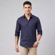 Stripes Navy Blue Shirt : Ditto