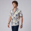 Print Blue Shirt : Ditto