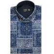Print Blue Shirt : Ditto