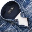Print Blue Shirt : Ditto