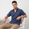 Print Blue Shirt : Ditto