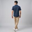 Print Blue Shirt : Ditto