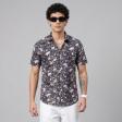 Print Black Shirt : Party