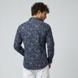 Print Navy Blue Shirt : Party