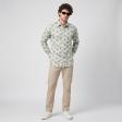 Print Green Shirt : Party