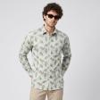 Print Green Shirt : Party