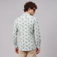 Print Green Shirt : Party