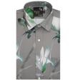 Print Gray Shirt : Party