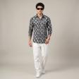 Print Black Shirt : Party