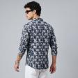Print Black Shirt : Party