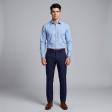 Plain Blue Shirt : Business