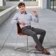 Stripes Gray Shirt : Business