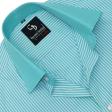 Stripes Green Shirt : Business