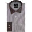 Stripes Brown Shirt : Business