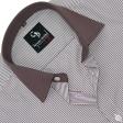 Stripes Brown Shirt : Business