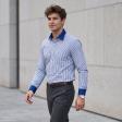 Checks Blue Shirt : Business