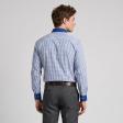 Checks Blue Shirt : Business