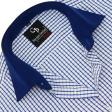 Checks Blue Shirt : Business
