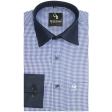 Checks Blue Shirt : Business