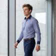 Checks Blue Shirt : Business