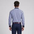 Checks Blue Shirt : Business