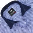 Checks Blue Shirt : Business