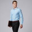 Plain Aqua Blue Shirt : Business