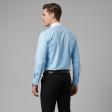 Plain Aqua Blue Shirt : Business