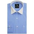 Stripes Blue Shirt : Business