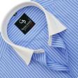 Stripes Blue Shirt : Business