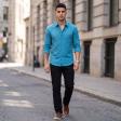 Print Blue Shirt : Ditto