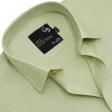 Self Design Light Green Shirt : Business