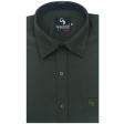 Self Design Green Shirt : Business