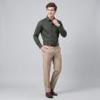 Self Design Green Shirt : Business