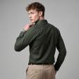 Self Design Green Shirt : Business