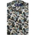Print Brown Shirt : Party