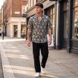 Print Brown Shirt : Party