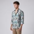 Print Gray Shirt : Party