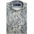 Print Green Shirt : Party
