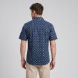Print Navy Blue Shirt : Party