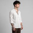 Print Cream Shirt : Party
