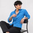 Plain Blue Shirt : Slim