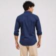 Plain Dark Blue Shirt : Slim