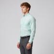 Plain Aqua Blue Shirt : Slim