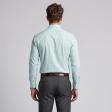 Plain Aqua Blue Shirt : Slim