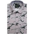 Print Mauve Shirt : Party